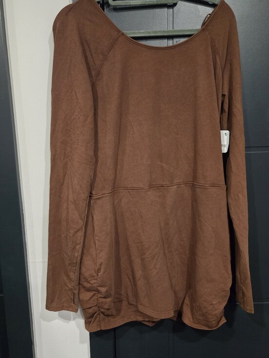 FP Movement by Free People Dresses & Skirts - Brown Long Sleeve Skort Romper Large Nwt Free People Movement